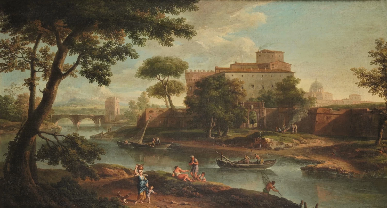 Il ponte Nomentano e rovine architettoniche